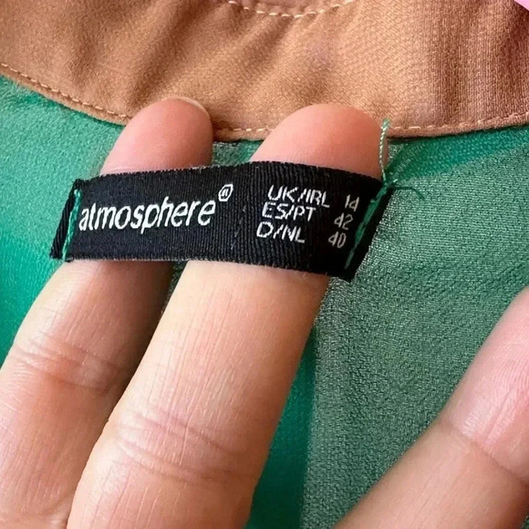 Atmosphere size 14 see through swim coverup dress - Picture 3 of 4